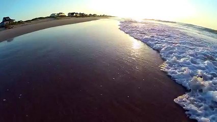 Video Motion Rolodex Beautiful Sunrise Over Beach For Landing Page Monkey