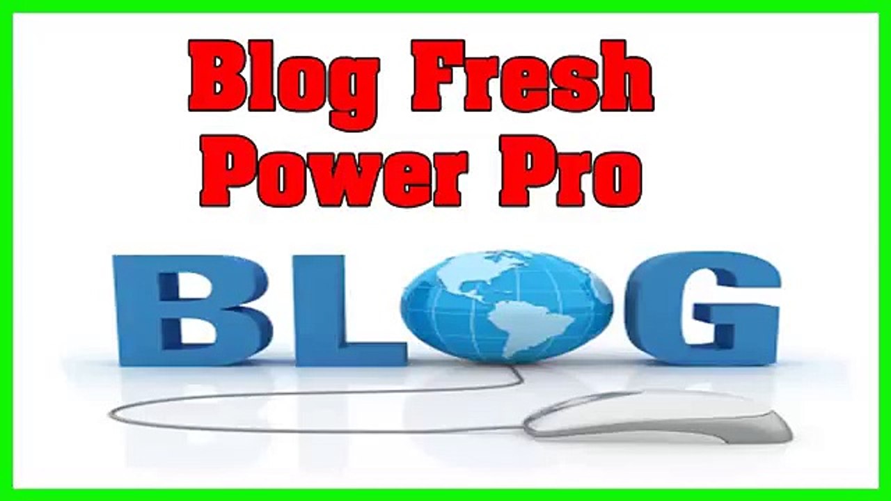 [NEW] Blog Fresh Power Pro Review $5000 BONUS