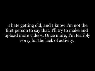 Terribly sorry for lack of activity