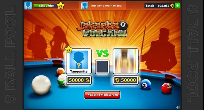 -Winning $100,000 pool coins! Jakarta 1v1 gameplay - Miniclip 8 Ball Pool