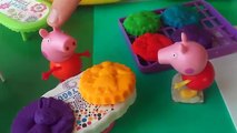 Свинка Пеппа на русском. Свинка Пеппа и Джорджем Play Doh,печенье . Развивающий мультик.