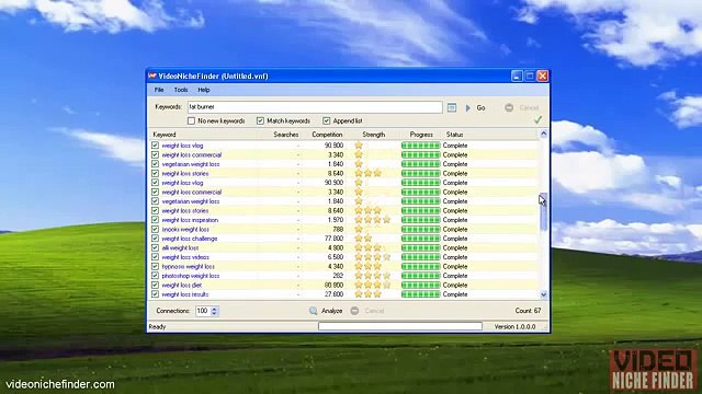 Amazing Tools Keyword Research Tool Software - Video Niche Finder
