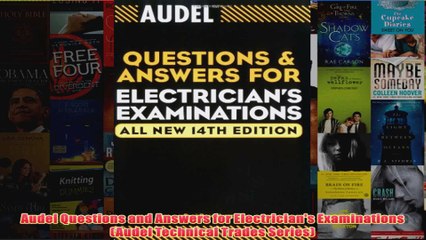 Download PDF  Audel Questions and Answers for Electricians Examinations Audel Technical Trades Series FULL FREE