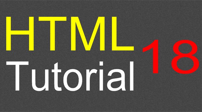 HTML Tutorial for Beginners - 18 - Attributes