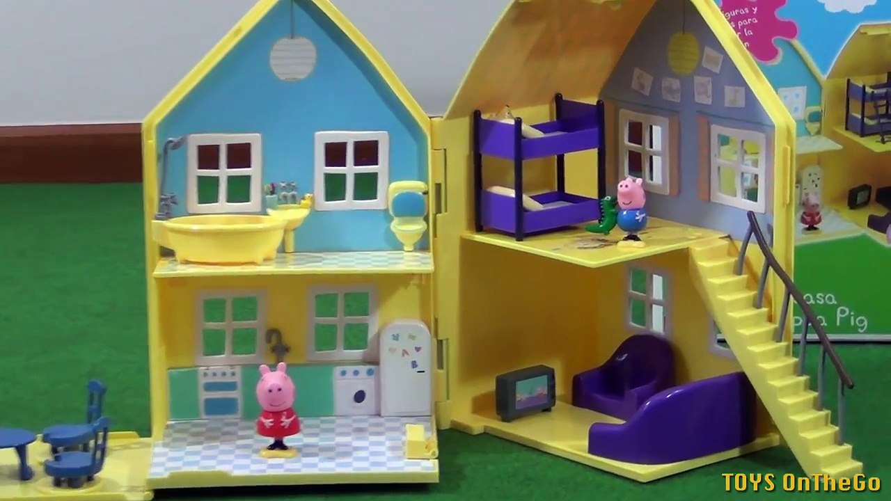 Peppa Pig House Deluxe Peppa Pig Playhouse Bandai - Juguetes de Peppa Pig