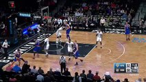 Kristaps Porzingis Pounds It  Knicks vs Nets  February 19 2016  NBA 2015-16 Season