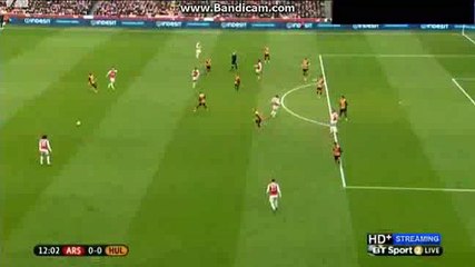 Theo  Walcott Big Chance Arsenal 0-0 Hull City 20-02-2016 HD