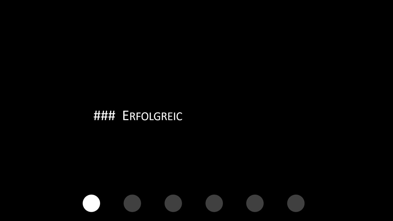 Erfolgreicher Abschluss der Dokumentensuche