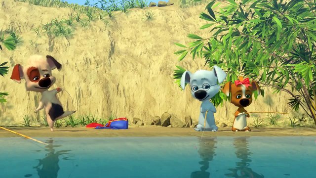 Белка и Стрелка - Рыбалка для Бублика - Белка и Стрелка - мультфильм