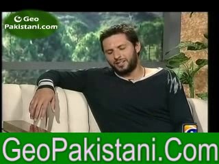 Shahid Afridi in Nadia Khan Show - Part 1