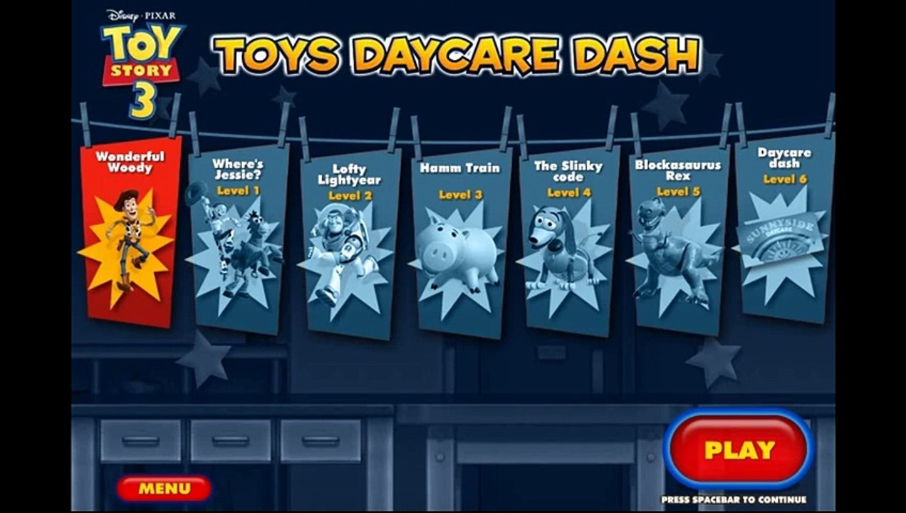 Toy Story 3 Toys Daycare Dash New Game Episode to play Games for children in English