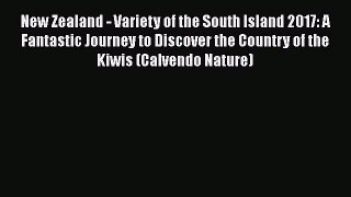 Download New Zealand - Variety of the South Island 2017: A Fantastic Journey to Discover the