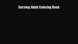 Download Cursing: Adult Coloring Book  EBook
