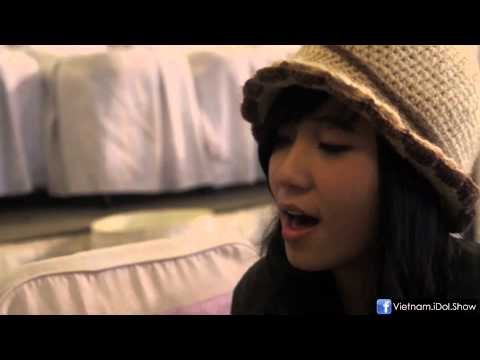 [Hậu trường - Vietnam Idol 2012] Xuân Hương luyện giọng với Chuyện Tình