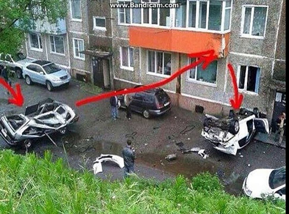 ДТП. Невероятные рикошеты Автомобиля