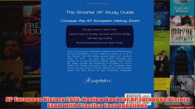 Download PDF AP European History 2015 Review Book for AP European History Exam with Practice Test FULL FREE