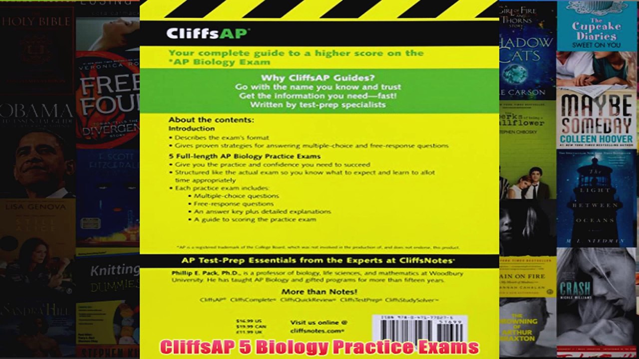 Download PDF  CliffsAP 5 Biology Practice Exams FULL FREE
