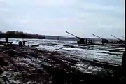 Арта ЛНР бьет по позициям АТО / Militias artillery firing