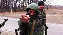 Ополченцы ЛНР обстреливают силы АТО / Pro-Russians rebel fired at military