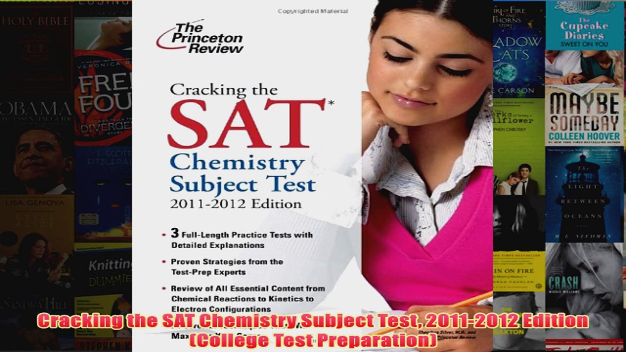 Download PDF  Cracking the SAT Chemistry Subject Test 20112012 Edition College Test Preparation FULL FREE