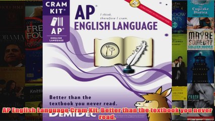Download PDF  AP English Language Cram Kit Better than the textbook you never read FULL FREE