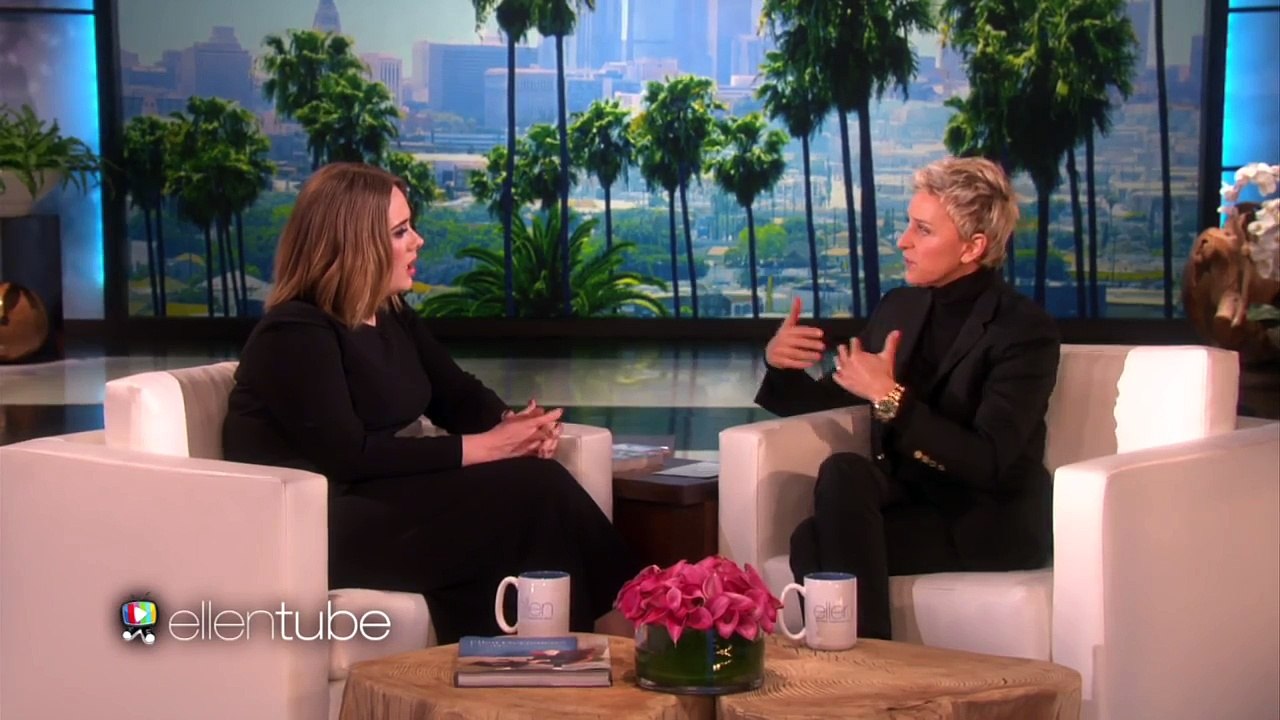 Adele Gets Candid with Ellen -