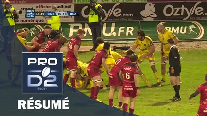 PRO D2 - Résumé Carcassonne - Béziers: 18-17 - J19 - Saison 2015/2016