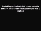 PDF Applied Regression Analysis: A Second Course in Business and Economic Statistics (Book