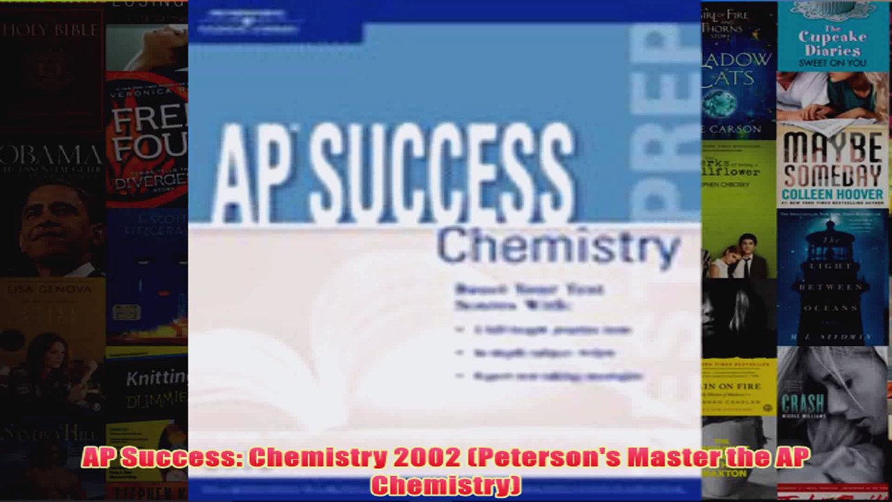 Download PDF  AP Success Chemistry 2002 Petersons Master the AP Chemistry FULL FREE