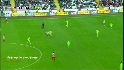 Omer Hasan Sismanoglu Goal HD - Antalyaspor 2-1 Rizespor - 20-02-2016