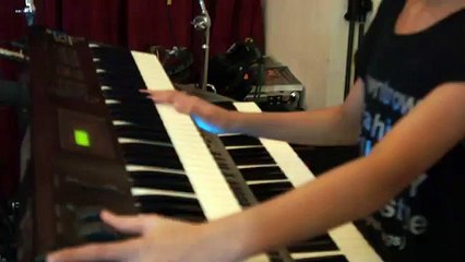 Alone-(Heart) Guitar Solo in Keyboard