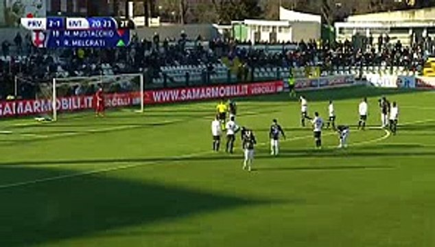 Michele Troiano Goal Pro Vercelli 2-2 Virtus Entella 20.02.2016