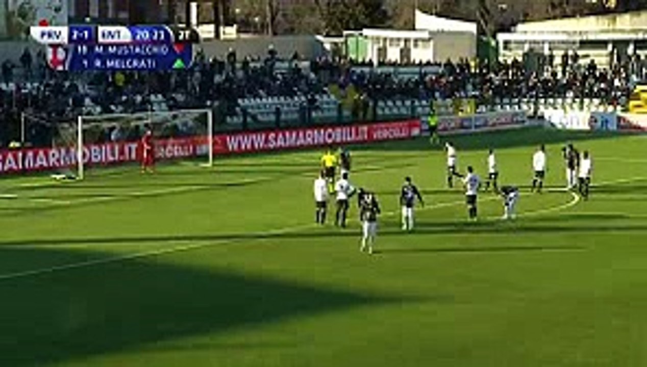 Michele Troiano Goal Pro Vercelli 2-2 Virtus Entella 20.02.2016