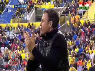 اهداف الشوط الاول ( لاس بالماس 1-2 برشلونه ) الدورى الاسبانى