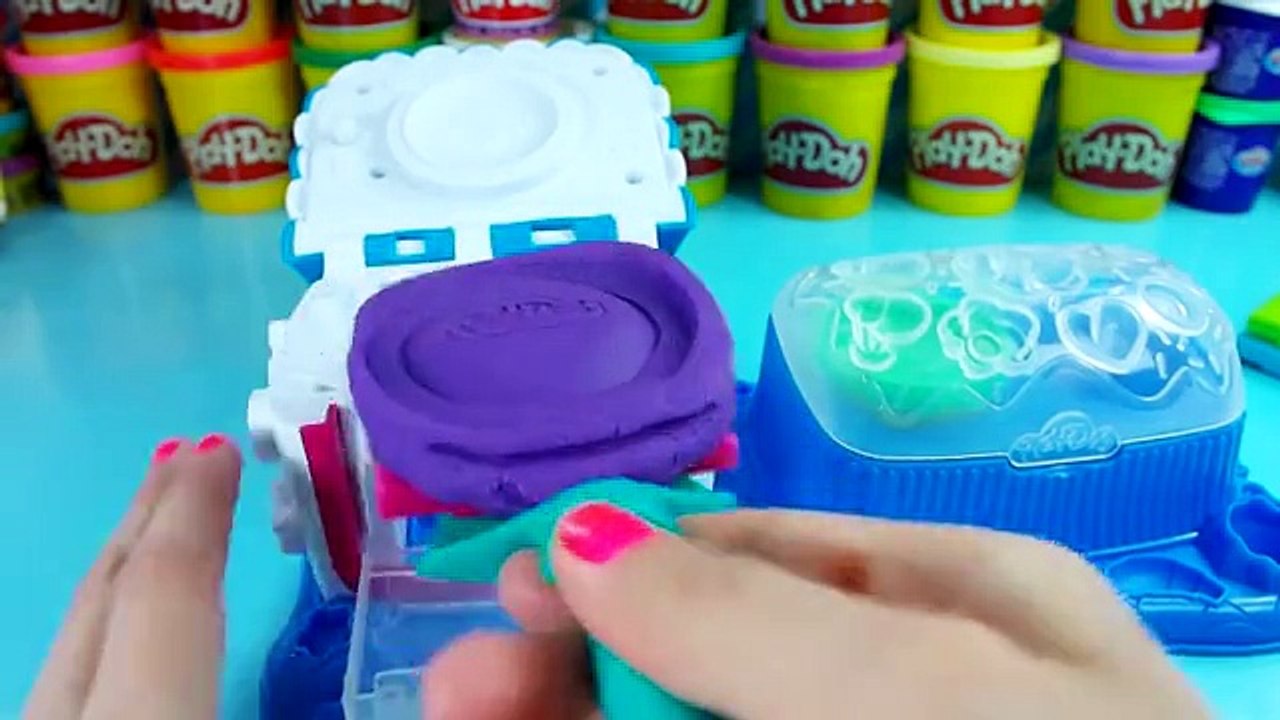 Ice Cream Play Doh Hello Kitty - How to Make Play-Doh Ice Cream (3)