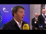 Bruxelles - Consiglio europeo, punto stampa del Presidente Renzi (19.02.16)