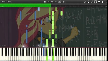 MLP EG Friendship Games - Acadeca - Synthesia Piano Cover