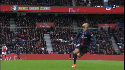 Gregory van der Wiel Goal HD -  PSG 1-0 Reims - 20-02-2016