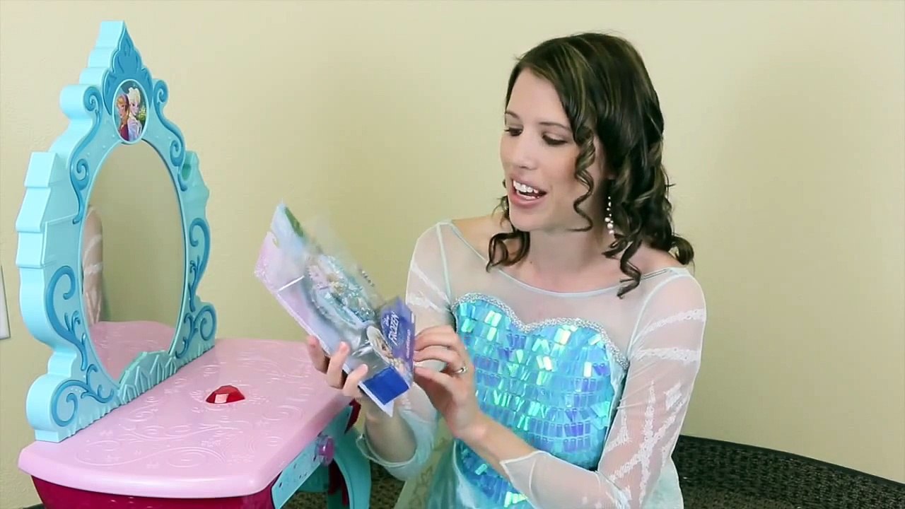 Elsa Frozen Vanity Costume Jewelry Dress Up Halloween Costume My Size Elsa Doll DisneyCarToys