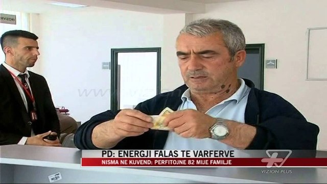 PD: Energji falas të varfërve - News, Lajme - Vizion Plus