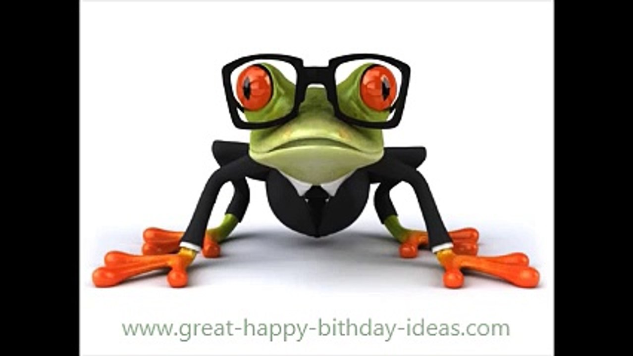Happy Birthday Frog Song.