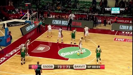 Galatasaray Odeabank 73-74 Banvit (Son Saniye Üçlüğü)