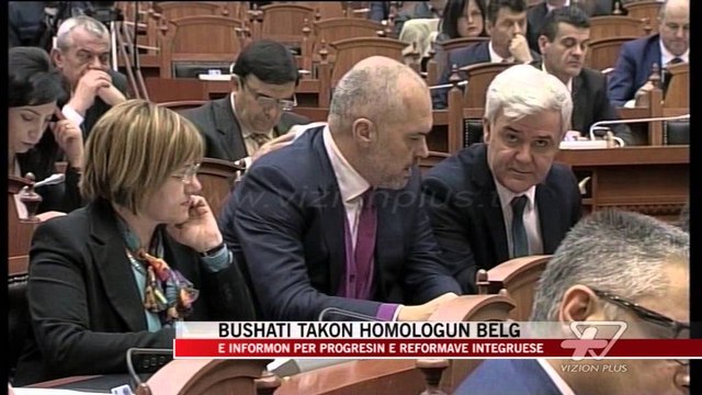 Bushati takon homologun belg - News, Lajme - Vizion Plus