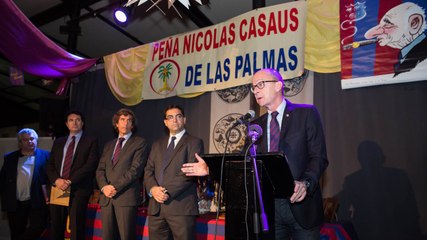 Una jornada de fiesta barcelonista con el XII Encuentro de Peñas de Canarias