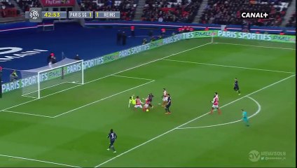 2-1 Zlatan Ibrahimovic Goal - PSG v. Reims 20.02.2016 HD