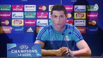 Roma vs Real Madrid: Rueda de prensa de Ronaldo