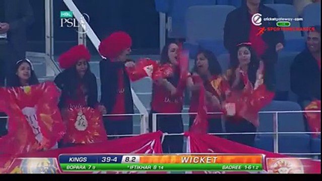 Iftikhar Ahmed's troubled innings comes to an end putting too much pressure on lone warrior Bopara again!