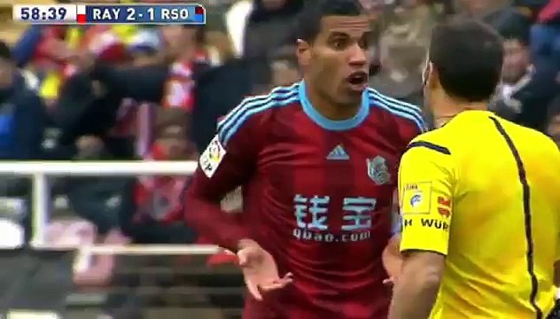 Райо Вальекано 2 - 2 Реал Сосьедад обзор 2-го тайма 65 мин матча 03.01.2016