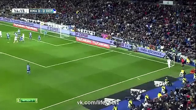 Реал Мадрид 1-0 Депортиво - Гол СЕРХИО РАМОСА ИСПАНИЯ- Примера 09.01.2016