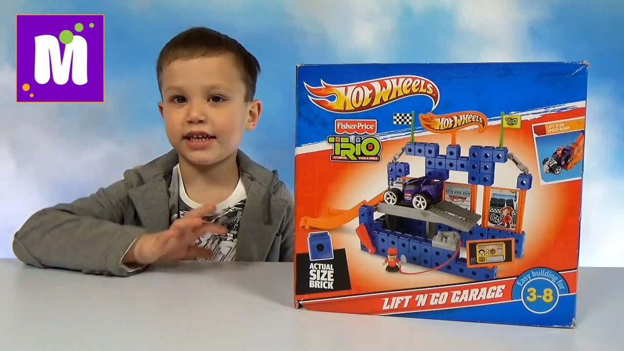 Хот Вилс конструктор с подъёмным механизмом и машинка Хот Вилс распаковка на канале Мистер Макс  Hot Wheels set _ car